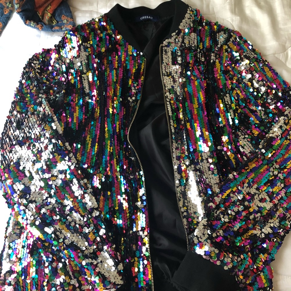 Sequin jacket